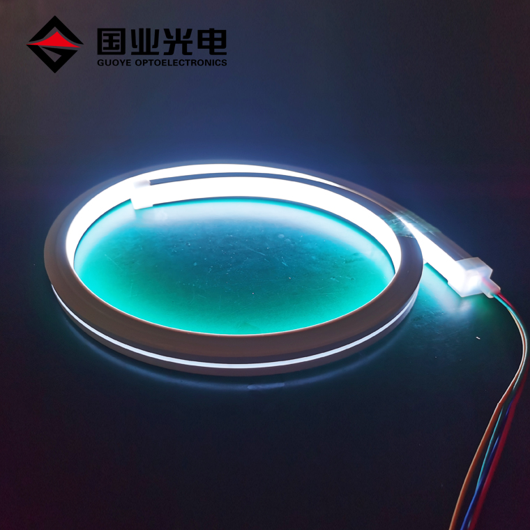What are the common sizes of neon light strips?